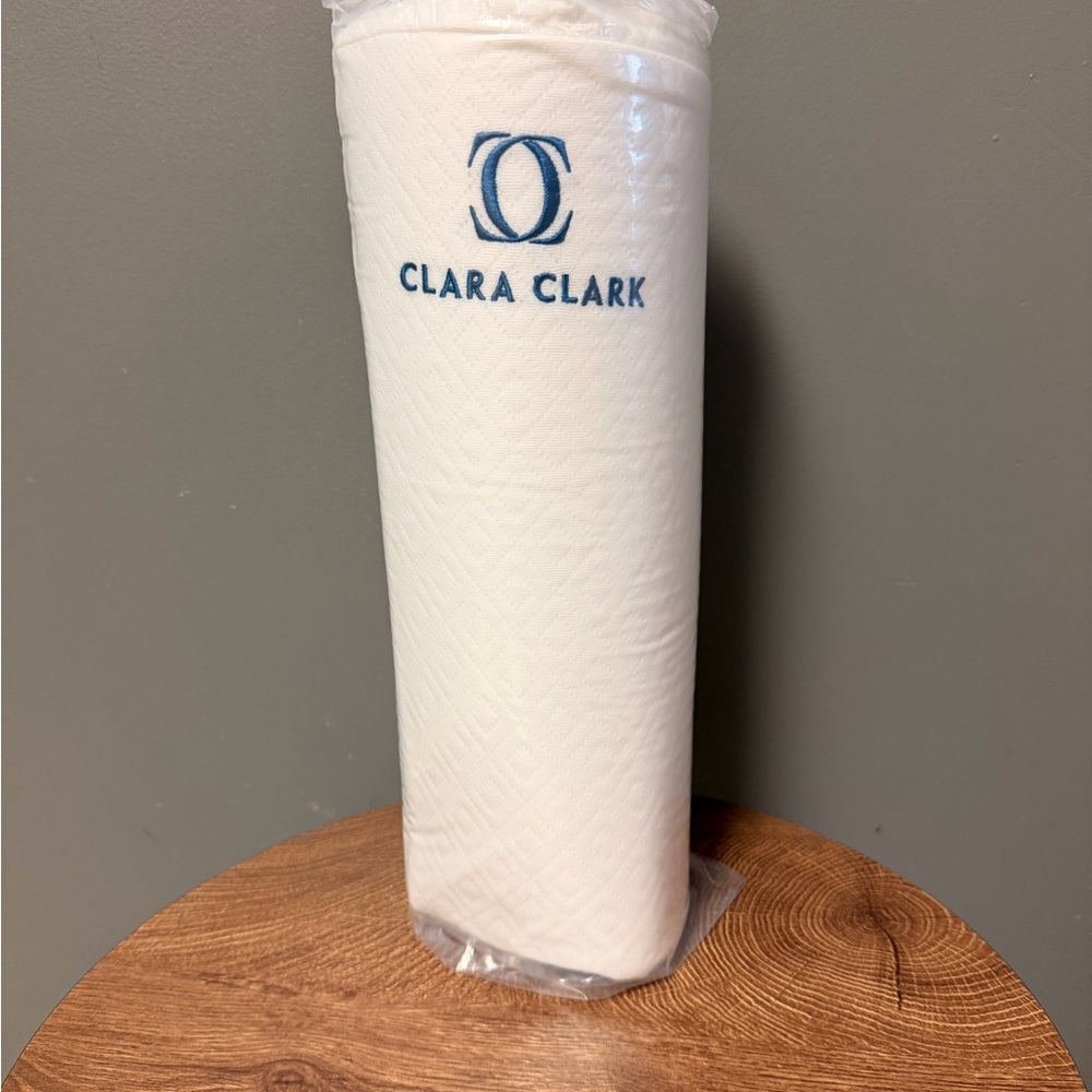 Clara Clark White Pillow Topper